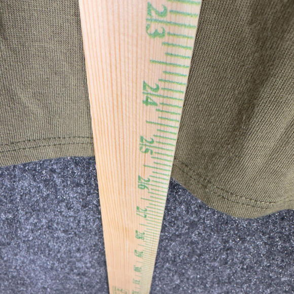 Dressbarn T-Shirt Women L Large Green Rhinestone Short Sleeve Rayon Casual - Picture 4 of 7